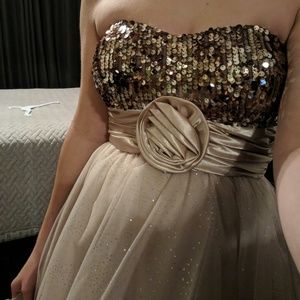Short Strapless Dress